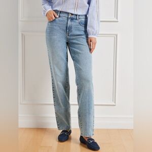 Talbots High Waist Relaxed Jeans - Lisbon Wash